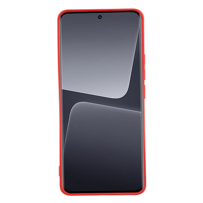 For Xiaomi 13 Pro 5G Soft TPU Shockproof Case Fiber Lining Rubberized Phone Cover
