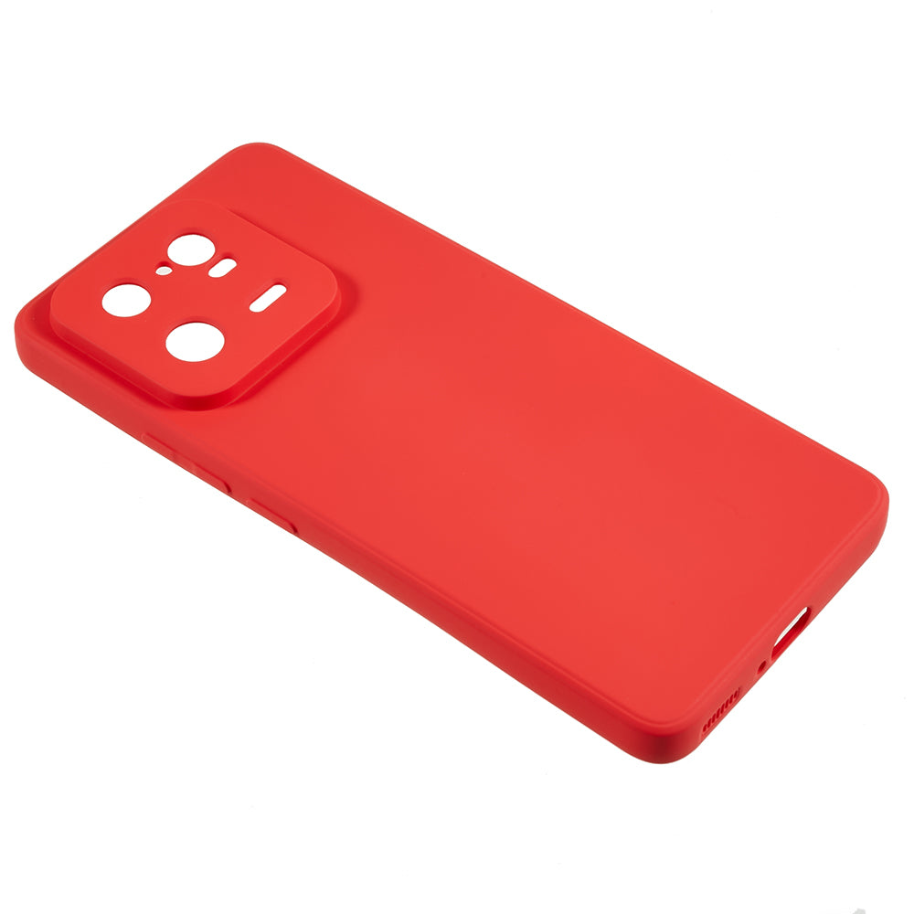For Xiaomi 13 Pro 5G Soft TPU Shockproof Case Fiber Lining Rubberized Phone Cover