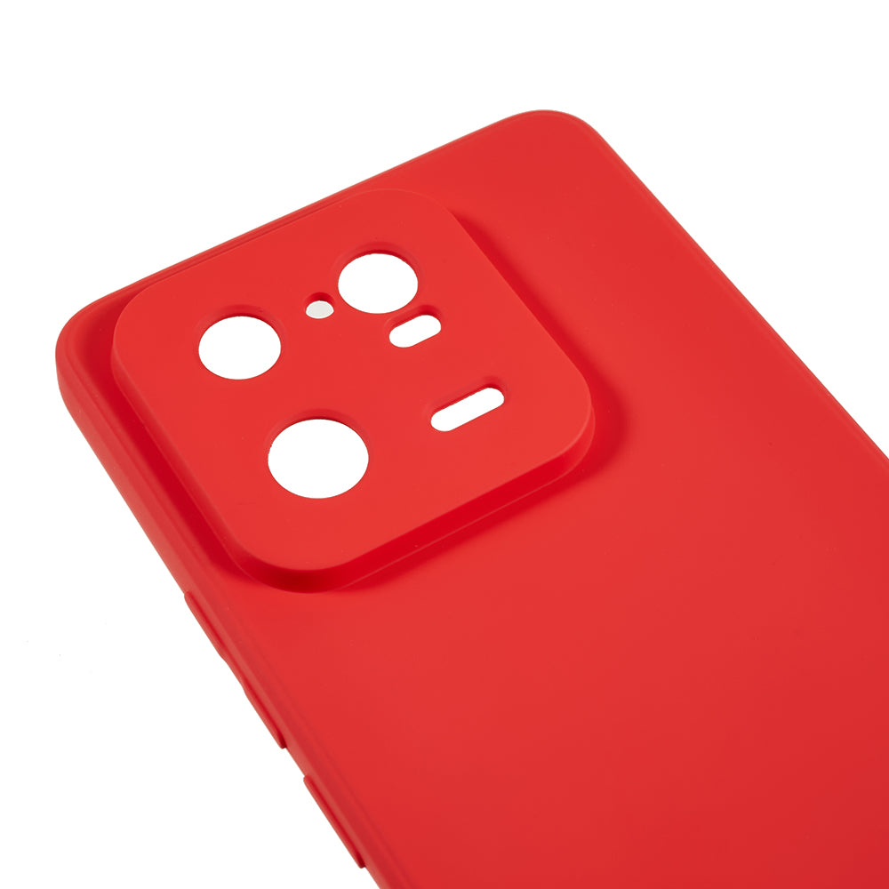 For Xiaomi 13 Pro 5G Soft TPU Shockproof Case Fiber Lining Rubberized Phone Cover