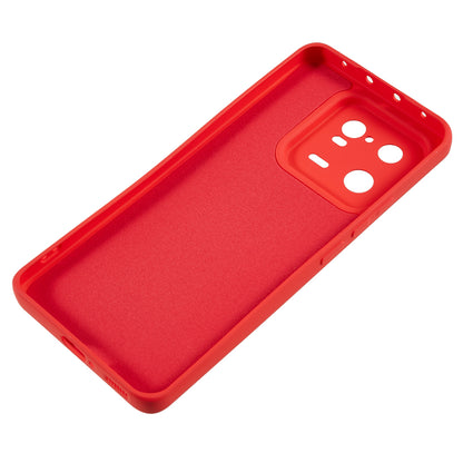 For Xiaomi 13 Pro 5G Soft TPU Shockproof Case Fiber Lining Rubberized Phone Cover