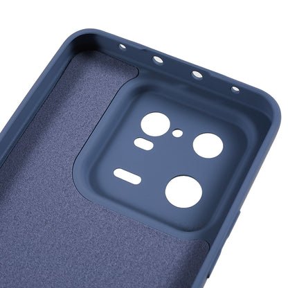 For Xiaomi 13 Pro 5G Soft TPU Shockproof Case Fiber Lining Rubberized Phone Cover