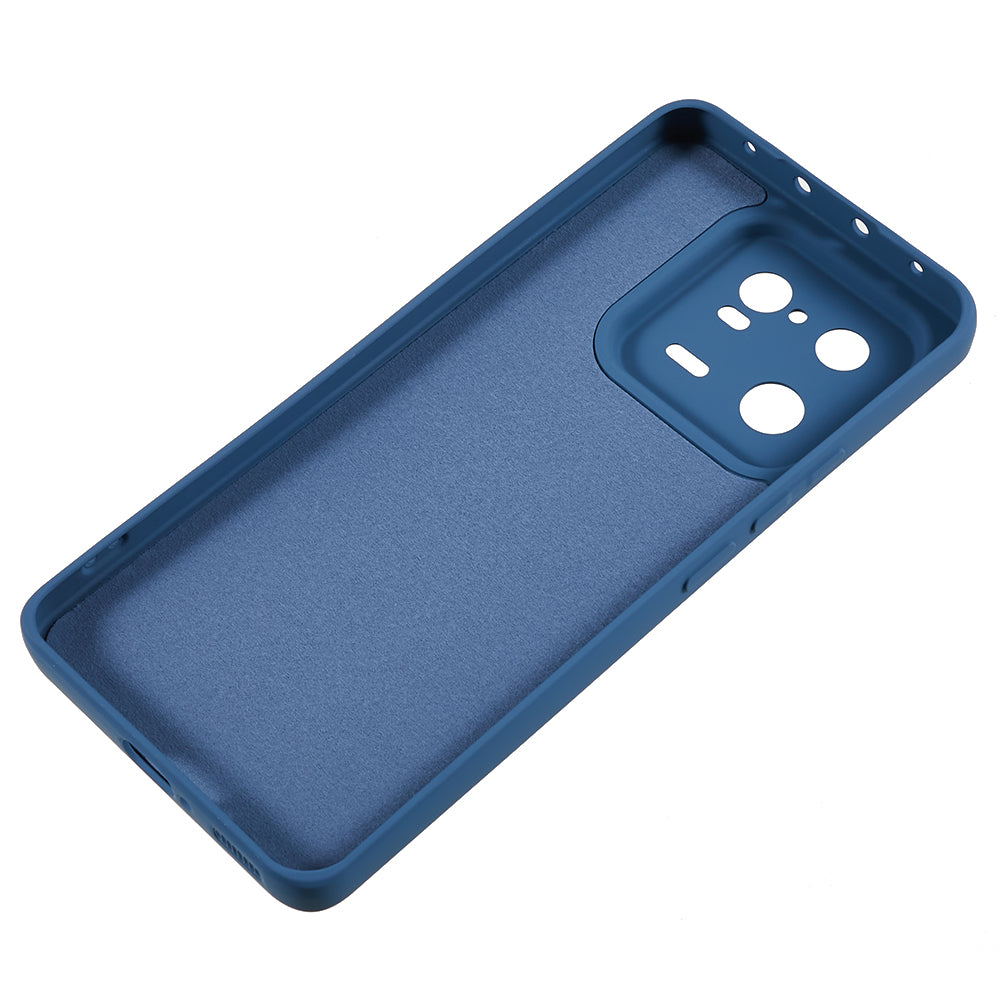 For Xiaomi 13 Pro 5G Soft TPU Shockproof Case Fiber Lining Rubberized Phone Cover