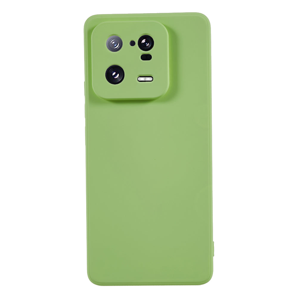 For Xiaomi 13 Pro 5G Soft TPU Shockproof Case Fiber Lining Rubberized Phone Cover