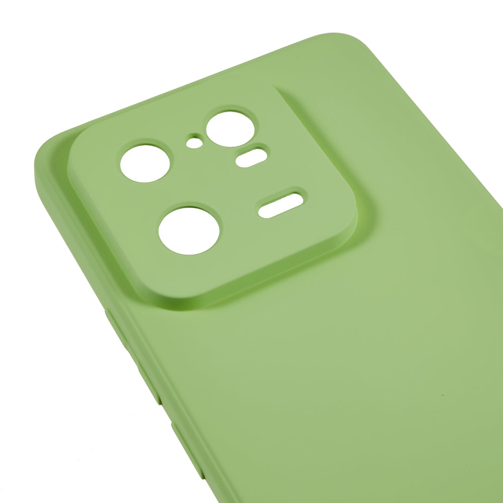 For Xiaomi 13 Pro 5G Soft TPU Shockproof Case Fiber Lining Rubberized Phone Cover