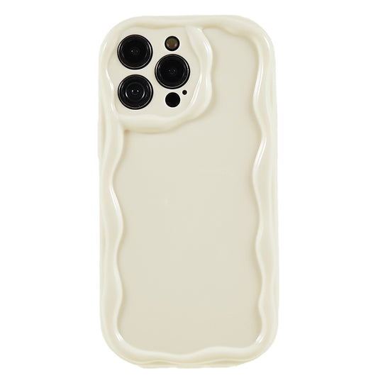 For iPhone 14 Pro Protective Cover Wave Design Flexible TPU Anti-drop Mobile Case