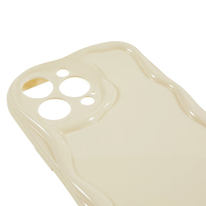 For iPhone 14 Pro Protective Cover Wave Design Flexible TPU Anti-drop Mobile Case