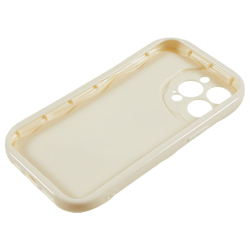 For iPhone 13 Pro Max 6.7 inch Protective Cover Wave Design Soft TPU Anti-scratch Phone Case