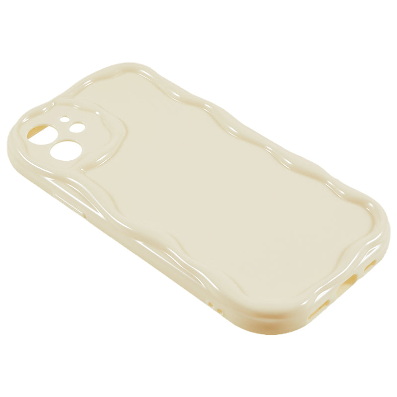 For iPhone 12 6.1 inch Creative Wave Design Shockproof Back Cover TPU Phone Case