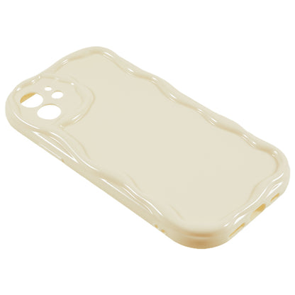 For iPhone 12 6.1 inch Creative Wave Design Shockproof Back Cover TPU Phone Case