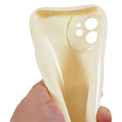 For iPhone 12 6.1 inch Creative Wave Design Shockproof Back Cover TPU Phone Case