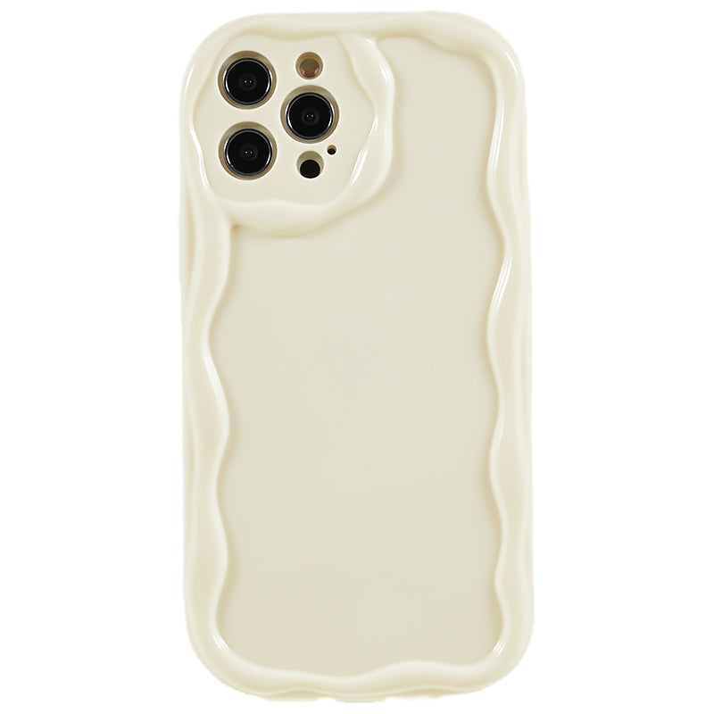 For iPhone 14 Plus Creative Wave Design Drop-proof Cover Soft TPU Phone Case