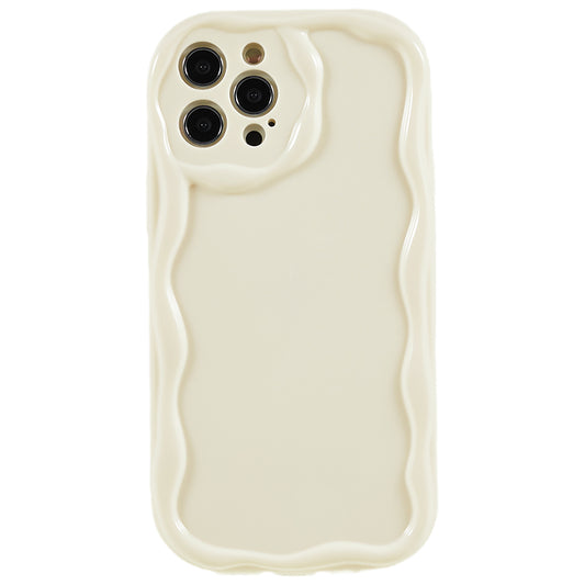 For iPhone 14 Plus Creative Wave Design Drop-proof Cover Soft TPU Phone Case