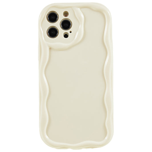 For iPhone 13 6.1 inch Wave Design Soft TPU Mobile Case Anti-drop Protective Cover