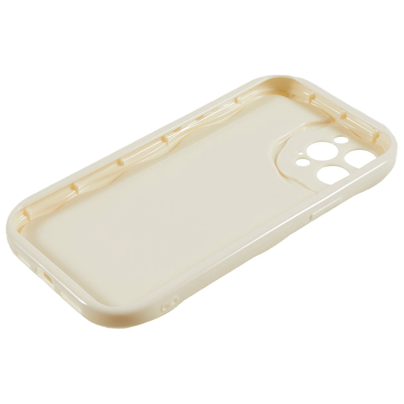 For iPhone 13 6.1 inch Wave Design Soft TPU Mobile Case Anti-drop Protective Cover