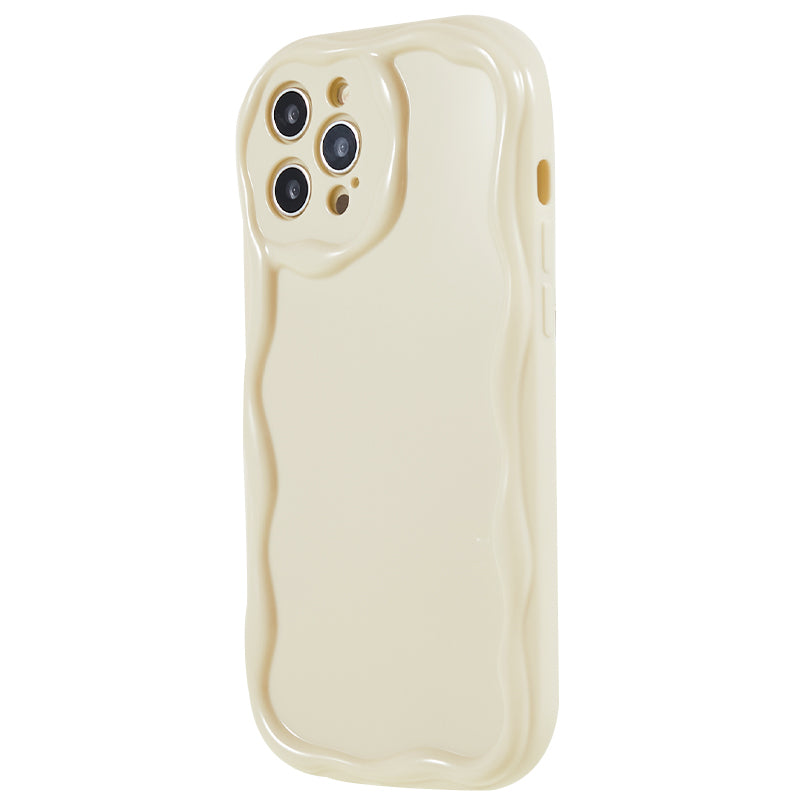 For iPhone 12 Pro Max 6.7 inch Wave Design Protective Cover Soft TPU Anti-drop Phone Case
