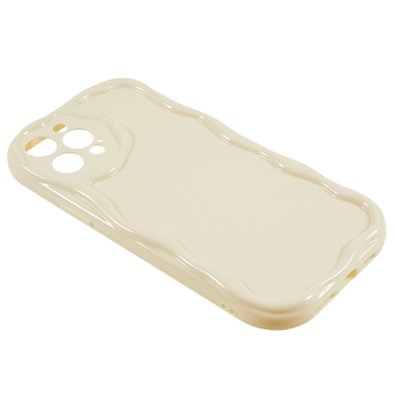 For iPhone 12 Pro Max 6.7 inch Wave Design Protective Cover Soft TPU Anti-drop Phone Case