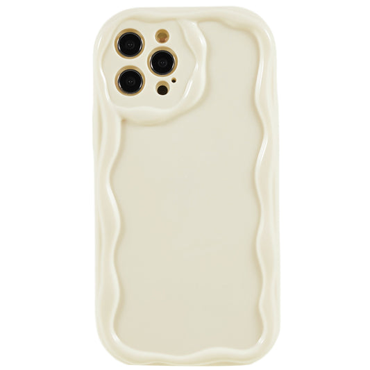 For iPhone 12 Pro 6.1 inch Wave Design Smartphone Cover Soft TPU Anti-scratch Phone Case