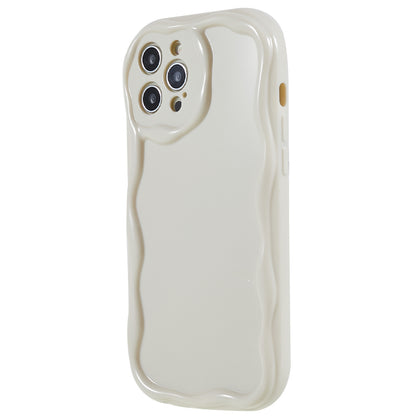 For iPhone 12 Pro 6.1 inch Wave Design Smartphone Cover Soft TPU Anti-scratch Phone Case