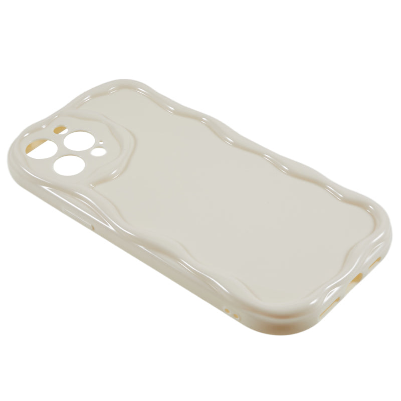 For iPhone 12 Pro 6.1 inch Wave Design Smartphone Cover Soft TPU Anti-scratch Phone Case