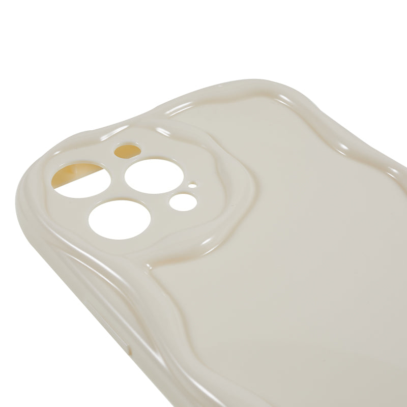 For iPhone 12 Pro 6.1 inch Wave Design Smartphone Cover Soft TPU Anti-scratch Phone Case
