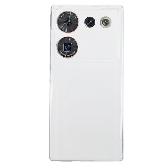 For ZTE nubia Z50 Ultra Transparent TPU Anti-drop Phone Case Ultra-thin Phone Back Cover