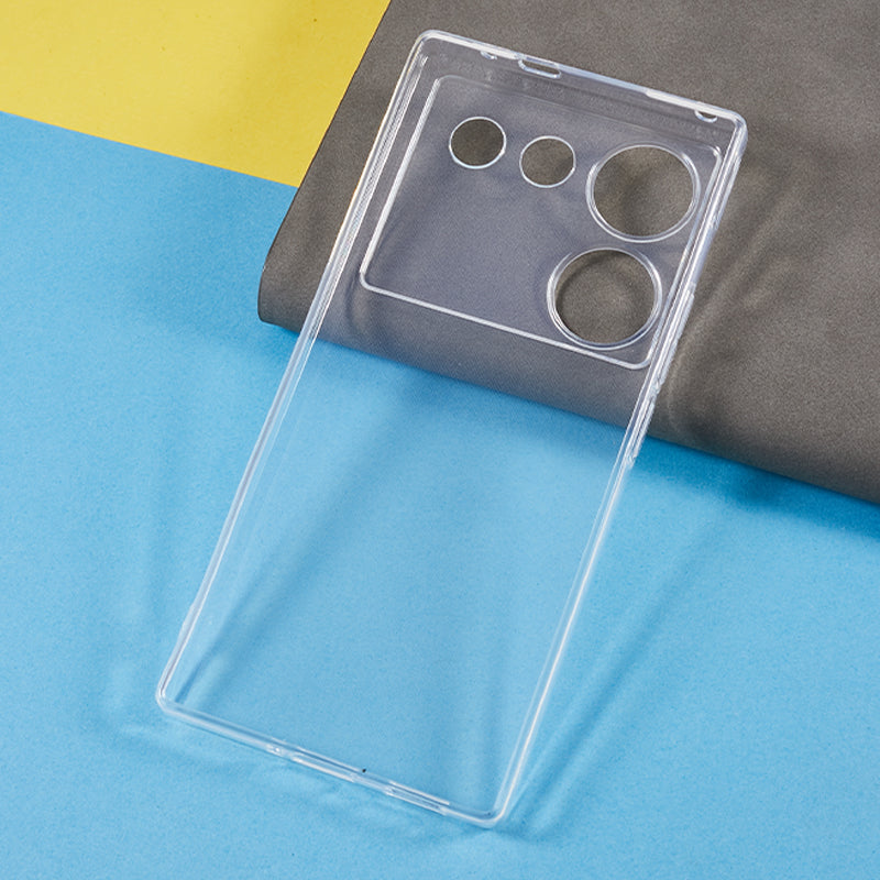 For ZTE nubia Z50 Ultra Transparent TPU Anti-drop Phone Case Ultra-thin Phone Back Cover