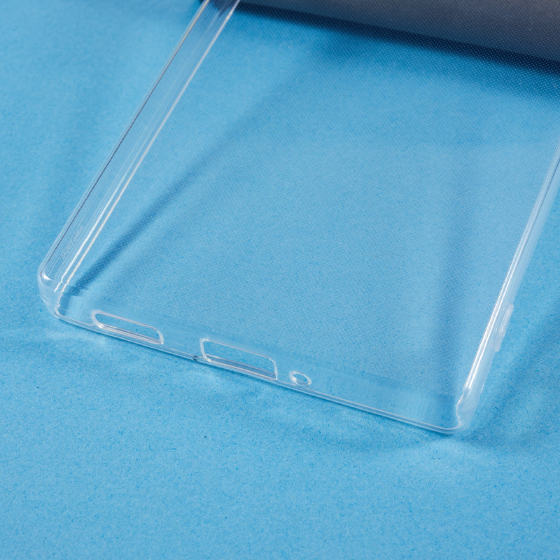 For ZTE nubia Z50 Ultra Transparent TPU Anti-drop Phone Case Ultra-thin Phone Back Cover