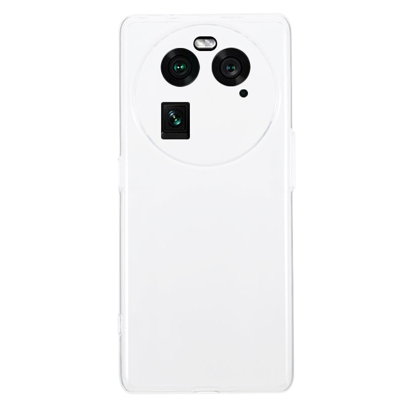For Oppo Find X6 Ultra-thin Soft TPU Phone Case Transparent Anti-scratch Cell Phone Cover
