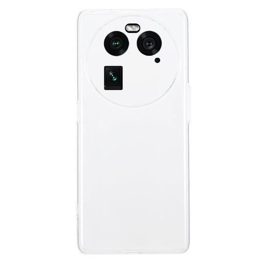 For Oppo Find X6 Ultra-thin Soft TPU Phone Case Transparent Anti-scratch Cell Phone Cover