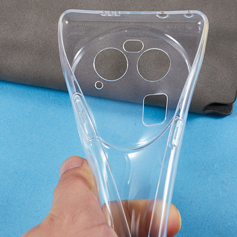 For Oppo Find X6 Ultra-thin Soft TPU Phone Case Transparent Anti-scratch Cell Phone Cover