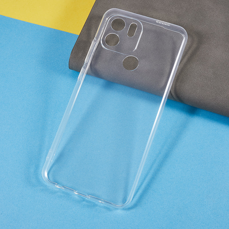 For Xiaomi Redmi A1+ 4G / A2+ 4G / C50 4G Transparent Soft TPU Phone Case Ultra-thin Anti-drop Back Cover