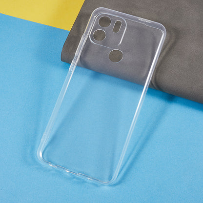 For Xiaomi Redmi A1+ 4G / A2+ 4G / C50 4G Transparent Soft TPU Phone Case Ultra-thin Anti-drop Back Cover