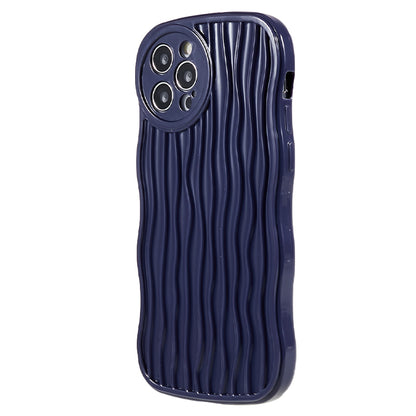 Wavy Edge TPU Phone Case for iPhone 12 Pro , Anti-scratch Mobile Phone Cover
