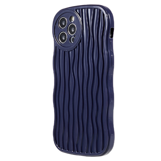 Wavy Edge TPU Phone Case for iPhone 12 Pro , Anti-scratch Mobile Phone Cover