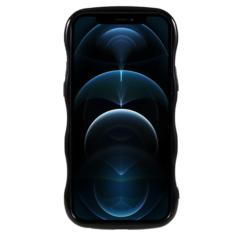 Wavy Edge TPU Phone Case for iPhone 12 Pro , Anti-scratch Mobile Phone Cover