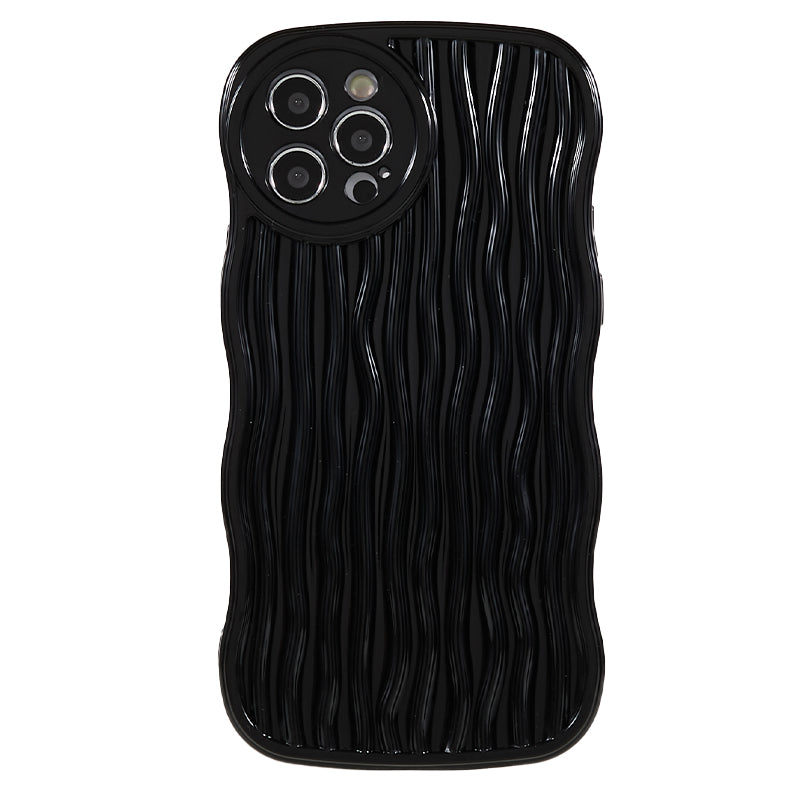 Wavy Edge TPU Phone Case for iPhone 12 Pro , Anti-scratch Mobile Phone Cover