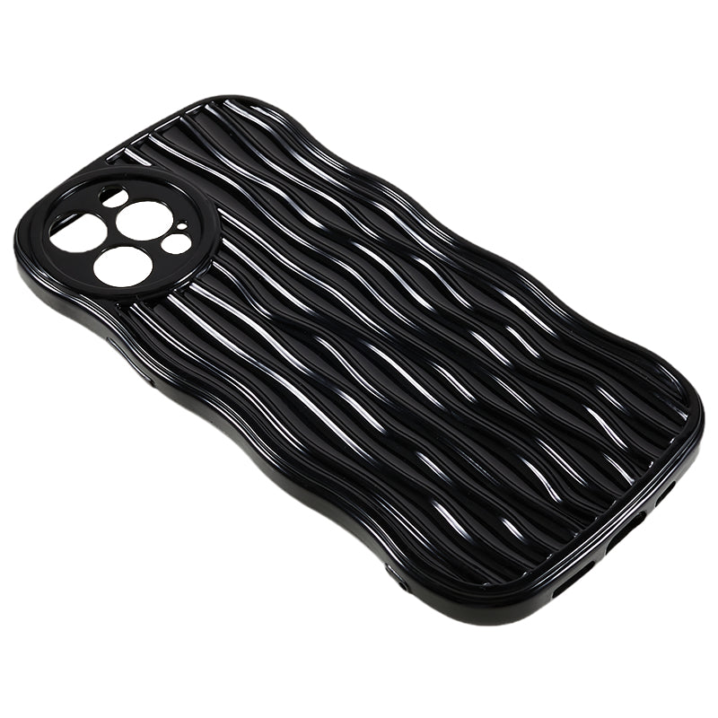 Wavy Edge TPU Phone Case for iPhone 12 Pro , Anti-scratch Mobile Phone Cover