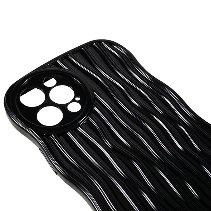 Wavy Edge TPU Phone Case for iPhone 12 Pro , Anti-scratch Mobile Phone Cover