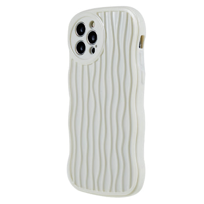 Wavy Edge TPU Phone Case for iPhone 12 Pro , Anti-scratch Mobile Phone Cover