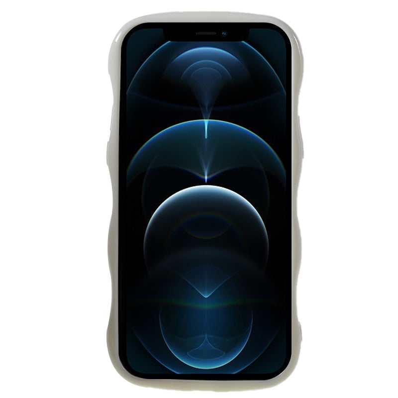 Wavy Edge TPU Phone Case for iPhone 12 Pro , Anti-scratch Mobile Phone Cover