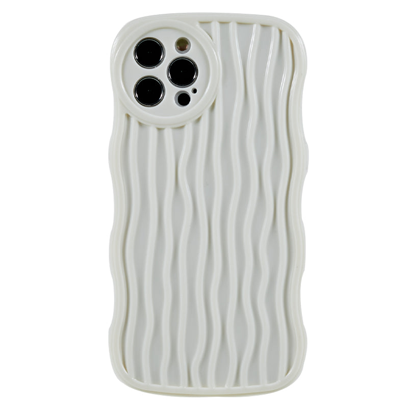 Wavy Edge TPU Phone Case for iPhone 12 Pro , Anti-scratch Mobile Phone Cover