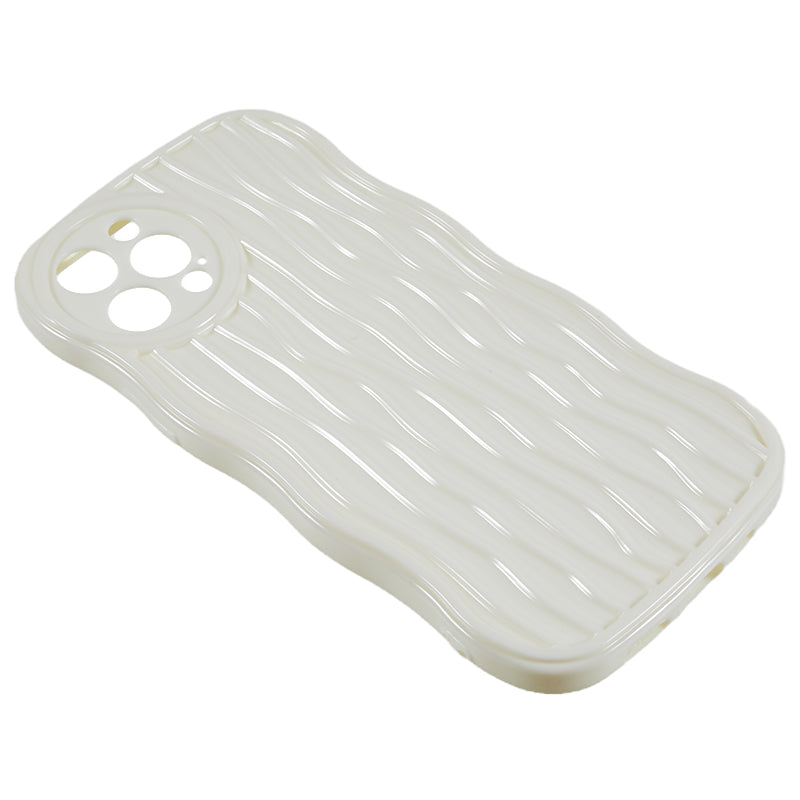 Wavy Edge TPU Phone Case for iPhone 12 Pro , Anti-scratch Mobile Phone Cover
