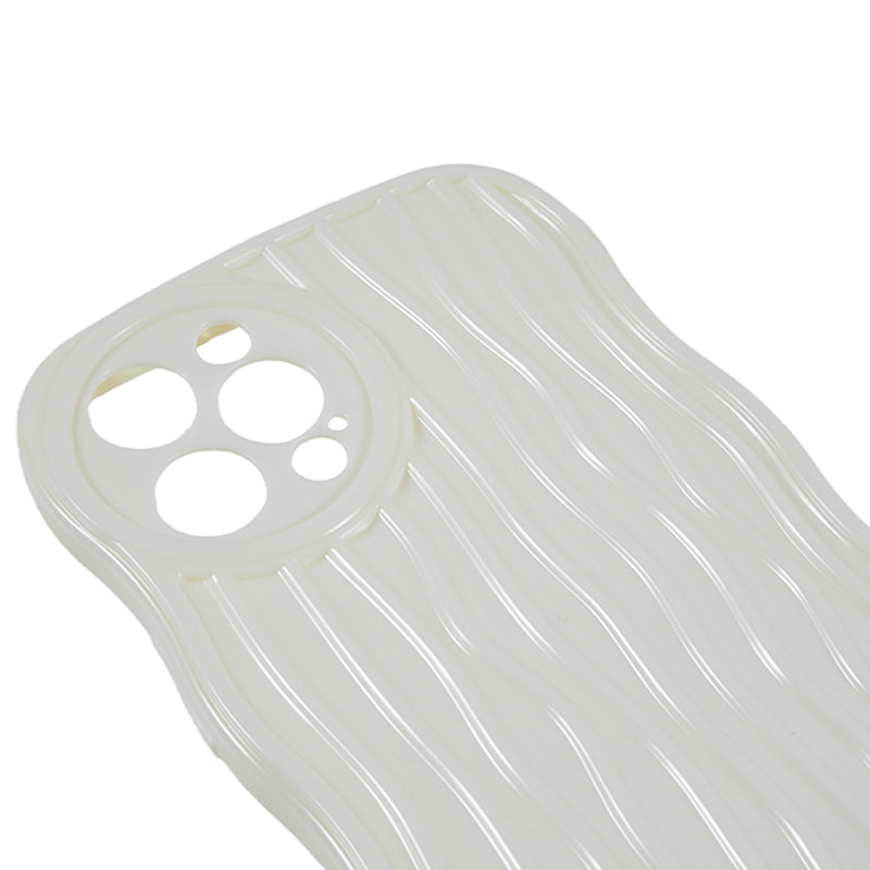 Wavy Edge TPU Phone Case for iPhone 12 Pro , Anti-scratch Mobile Phone Cover
