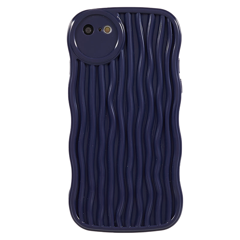 Shockproof Case for iPhone 7 / 8 / SE (2020) / SE (2022) TPU Protective Shell Wavy Edge Phone Back Cover