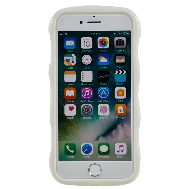 Shockproof Case for iPhone 7 / 8 / SE (2020) / SE (2022) TPU Protective Shell Wavy Edge Phone Back Cover