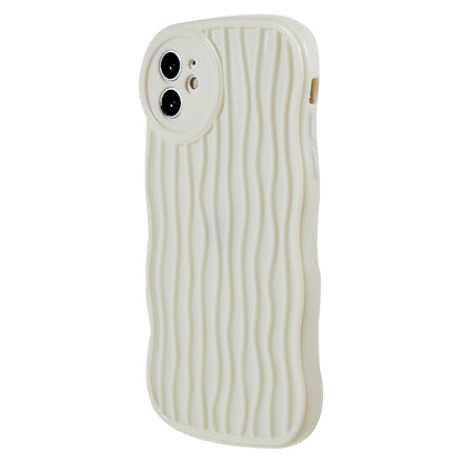 For iPhone 12 6.1 inch Anti-Fall Soft TPU Phone Case Wavy Edge Protective Cover