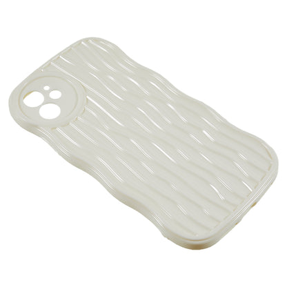 For iPhone 12 6.1 inch Anti-Fall Soft TPU Phone Case Wavy Edge Protective Cover