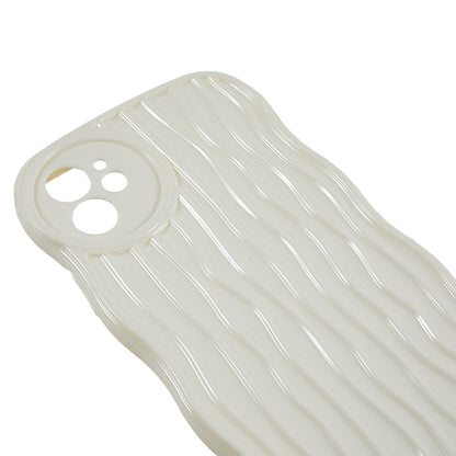 For iPhone 12 6.1 inch Anti-Fall Soft TPU Phone Case Wavy Edge Protective Cover