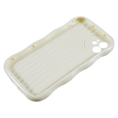For iPhone 12 6.1 inch Anti-Fall Soft TPU Phone Case Wavy Edge Protective Cover