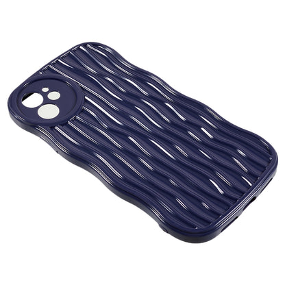 For iPhone 12 6.1 inch Anti-Fall Soft TPU Phone Case Wavy Edge Protective Cover